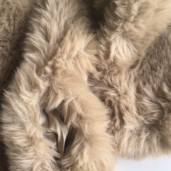 Blogger favorite Mango faux fur tan coat - Picture 9 of 16